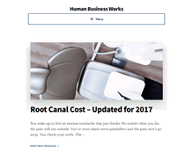 Tablet Screenshot of humanbusinessworks.com